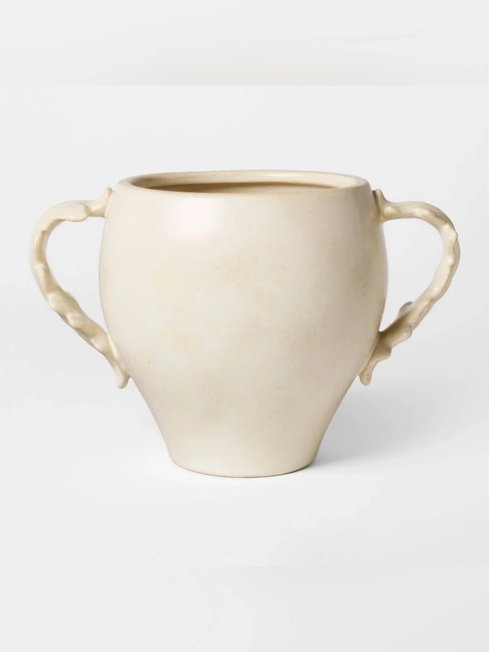 ✨ NEW STUDIO MCGEE short botanical handle ceramic vase